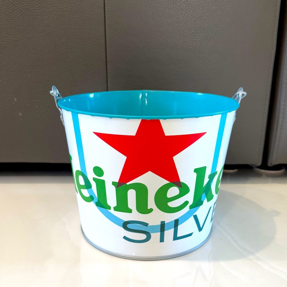 Heineken Silver Ice Bucket